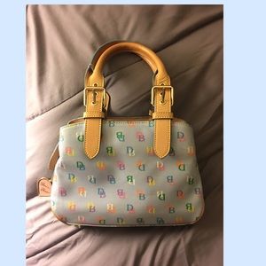 Authentic Signature Dooney and Bourke mini satchel